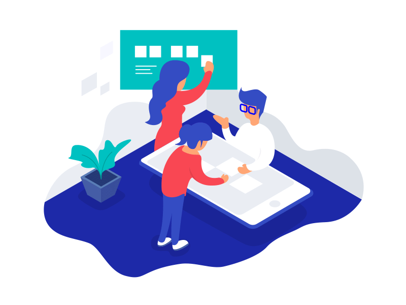 Team working together
